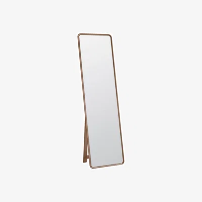 Knees Kingsly Extra Large Rounded Rectangle Cheval Mirror - Light Wood