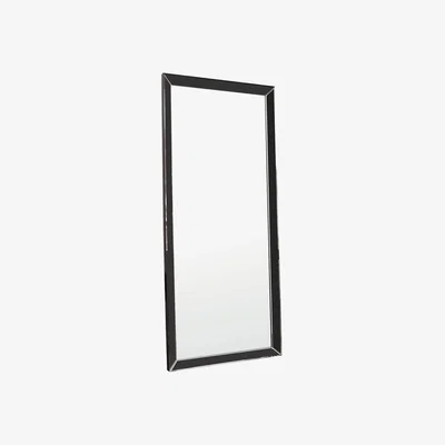 Knees Layla Extra Large Rectangle Leaner Mirror - Black