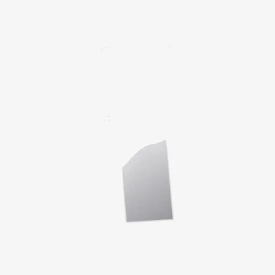 Knees Terranostra Large Rectangle Cheval Mirror - White