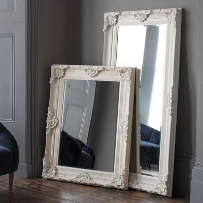 Knees Barden Extra Large Rectangle Leaner Mirror - Cream