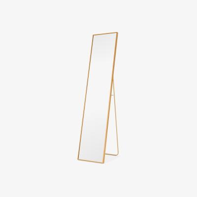 Made.com Parton Freestanding Full Length Mirror 35 x 151cm, Brushed Brass