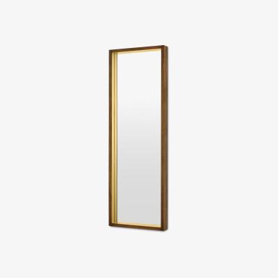 Made.com Emsworth Full Length Mirror 40 x 120cm, Mango Wood & Brass