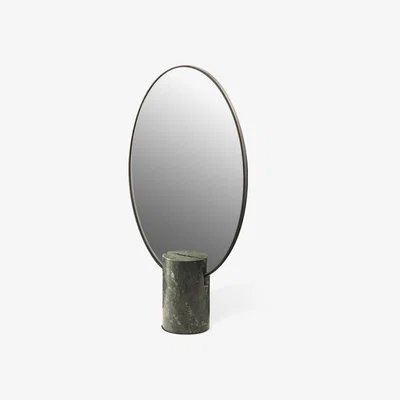 Made in Design Oval Free standing mirrors - / Marble by Pols Potten Green