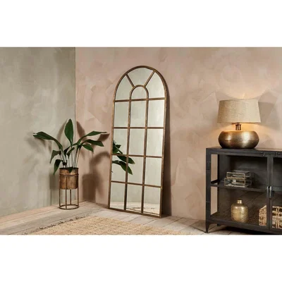 Nkuku Nkuku Imoma Iron Full Length Arch Mirror | Mirrors | Brass