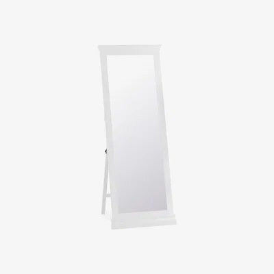 Oak&More Brooklyn White Cheval Mirror