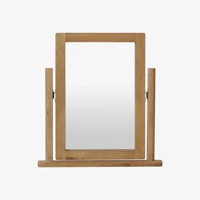 Oak&More Noah Rustic Oak Trinket Mirror