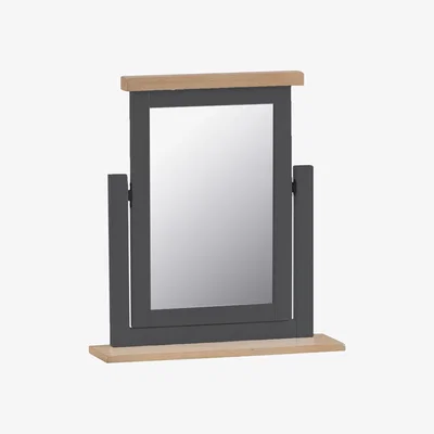 Oak&More Eden Oak and Grey Trinket Mirror