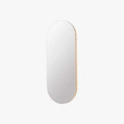 Olivia's Broste Copenhagen Alva Full Length Mirror Oval Natural Brown