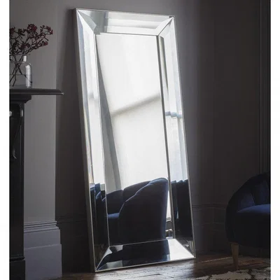 Olivia's Gallery Direct Ferrara Leaner Mirror Silver