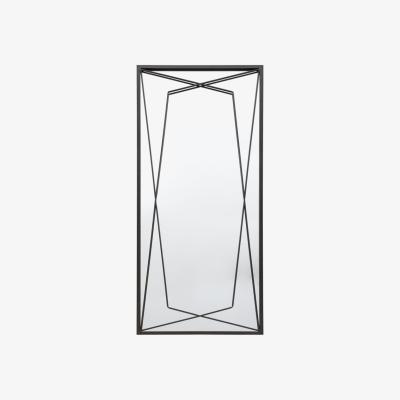 Olivia's Gallery Interiors Scott Leaner Mirror in Black 160x75cm