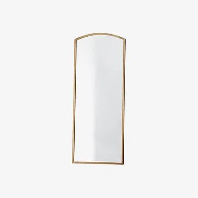 Olivia's Gallery Interiors Antique Full Length Higgins Arch Mirror in Gold