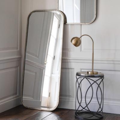 Olivia's Gallery Direct Logan Leaner Mirror / Distressed Champagne / Full Length