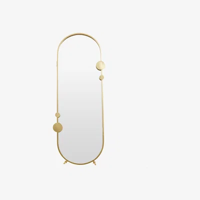 Olivia's Olivia's Farrah Floor Standing Mirror in Champagne Gold