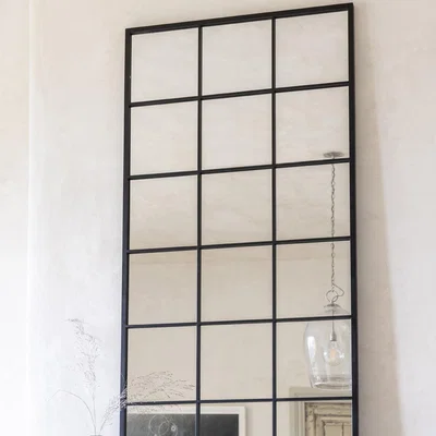 Olivia's Garden Trading Fulbrook Leaning Mirror 180x90cm in Steel