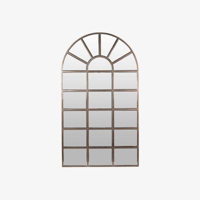 Olivia's Libra Interiors Gold Blakely Arch Floor Standing Mirror
