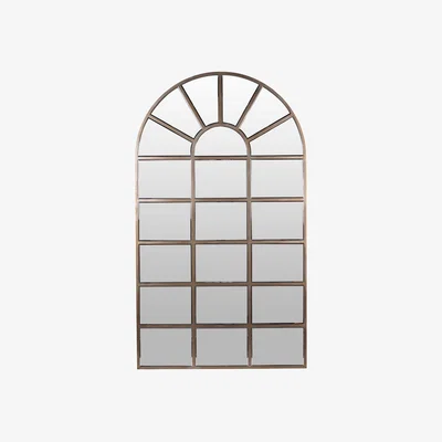 Olivia's Libra Interiors Gold Blakely Arch Floor Standing Mirror