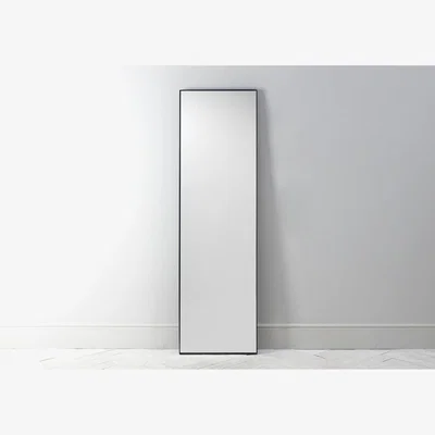 Perch and Parrow Jameson Standing Mirror in Black