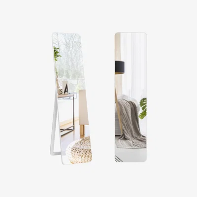 The Range Standing Full-Length Mirror - White