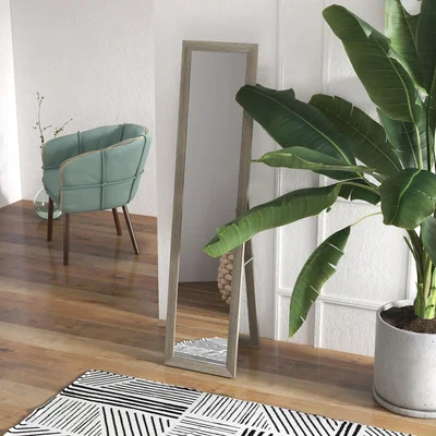 The Range Full Length Mirror, Hanging and Freestanding Long Mirror - Neutral