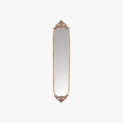 The Range Majestic Antique Oval Mirror - Gold