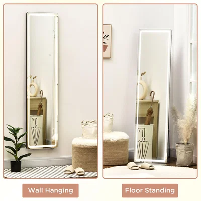 The Range Full-Length Mirror with LED Lights and Remote Control - multi-colored