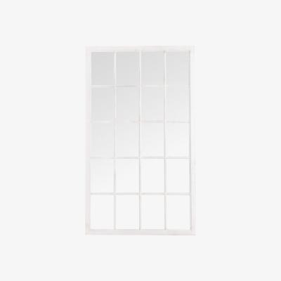 The Range Leaner Window Mirror - Distressed White
