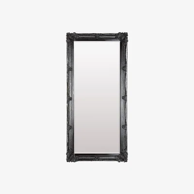 Sofa.com Eliot Floor Mirror with Black Frame - sofa.com