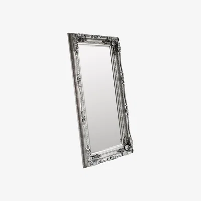 Sofa.com Fitzgerald Floor Mirror with Antique Silver Frame - sofa.com