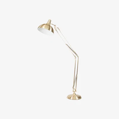 Cuckooland Pacific Lifestyle Alonzo Floor Lamp - Antique Brass