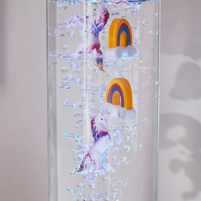 Dunelm Unicorn Lamp With Silver Base