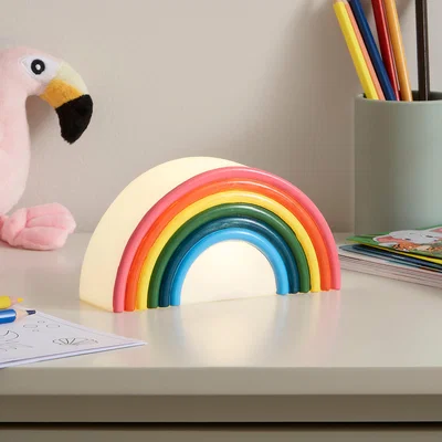 Dunelm Rainbow LED Night Light MultiColoured
