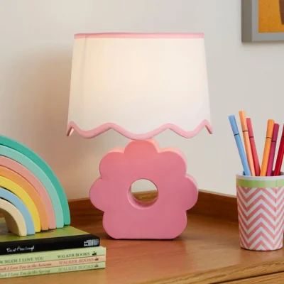 Dunelm Flower Shaped LED Table Lamp
