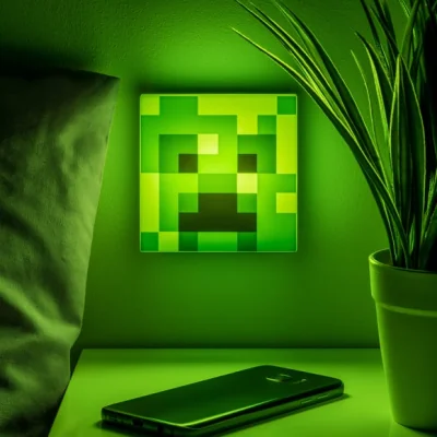 Dunelm Minecraft Creeper Night Light