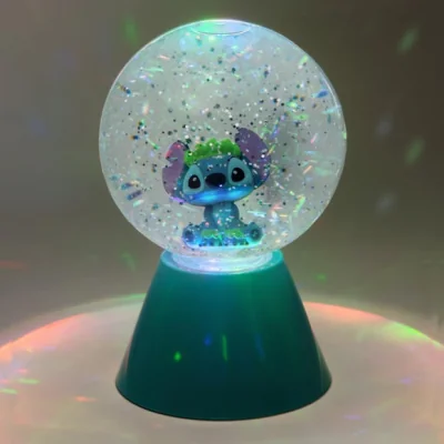 Dunelm Disney Stitch Colour Changing LED Glitter Ball Light