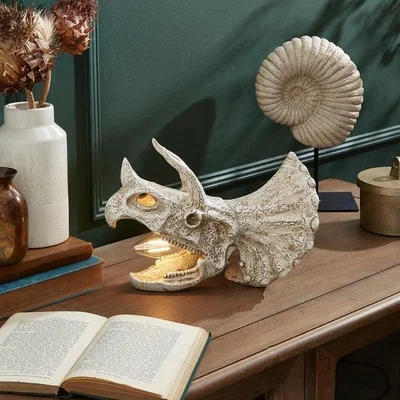 Dunelm Triceratops Skull Table Lamp
