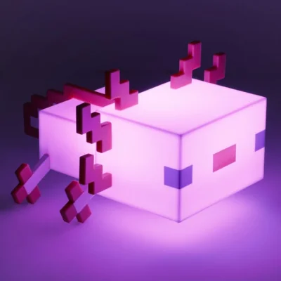 Dunelm Minecraft Axolotl Night Light