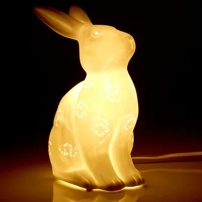 Pagazzi Kids Rabbit Ceramic Night Light