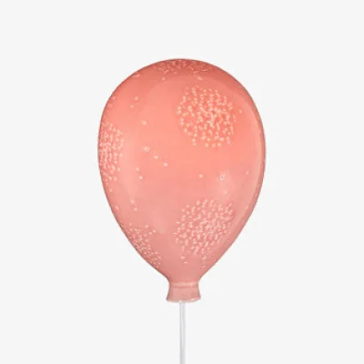 Pagazzi Kids Pink Balloon Ceramic Wall Night Light