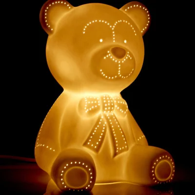 Pagazzi Kids Bear Ceramic Night Light