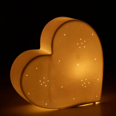Pagazzi Kids Heart Ceramic Night Light