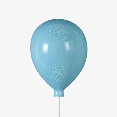 Pagazzi Kids Ceramic Blue Balloon Wall Night Light