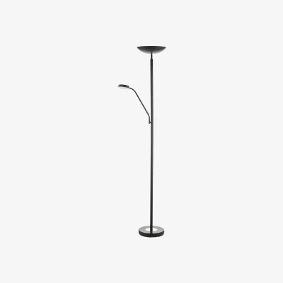The Range Victor Mother & Child Floor Lamp Matt Black LED