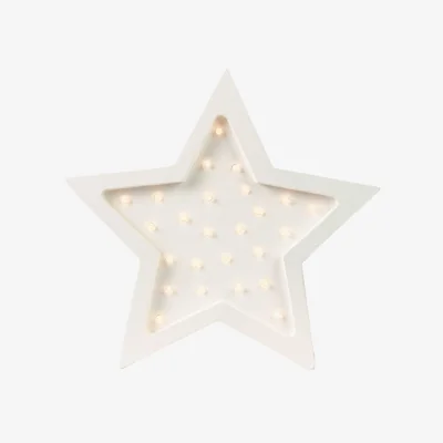 Westwing Kids Handmade LED Lamp Star with Timer Function and Remote Control, Dimmable