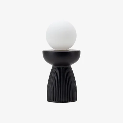 Amara Ribbed Ceramic Table Lamp