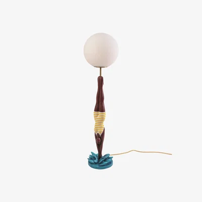 Amara Diver Table Lamp - Yellow