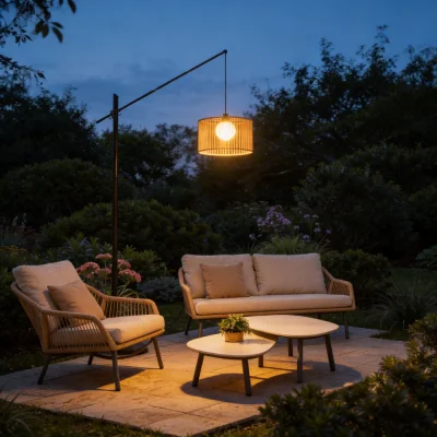 Atkin & Thyme Matera Rechargeable Rope Floor Lamp - 1.8m