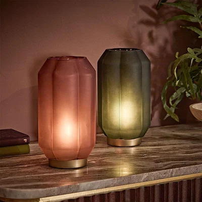 Atkin & Thyme Letty Table Lamp In Terracotta