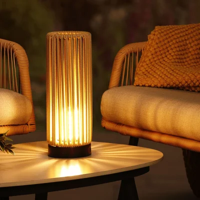 Atkin & Thyme Tubetto Rechargeable Rope Table Lamp
