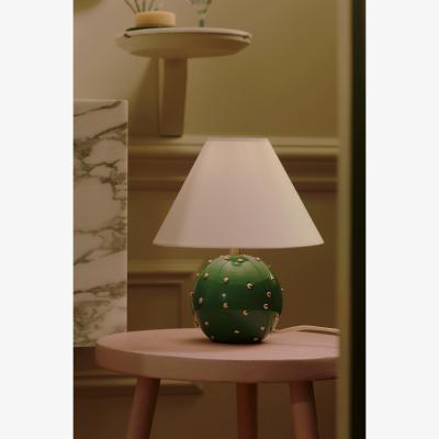 Anthropologie Jeanette Beaded Mini Brass Table Lamp