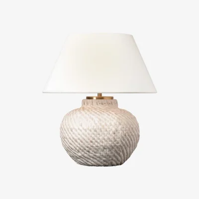Andrew Martin Avedon cordless, Light, Plaster White Rattan - Andrew Martin